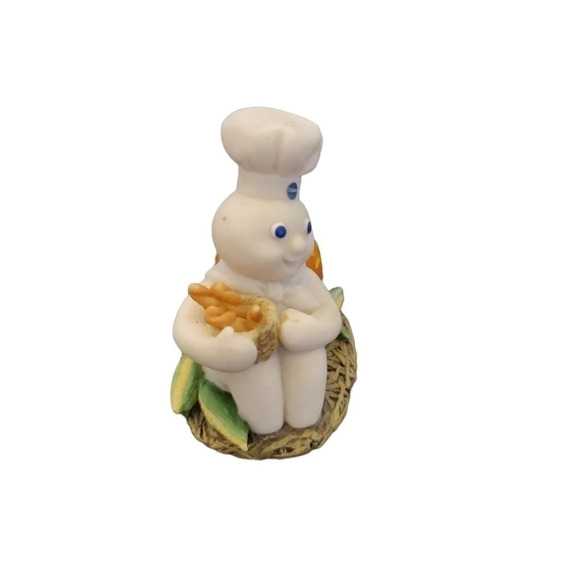 Vintage 1997 Danbury Pillsbury Doughboy calendar figurine - October - Picture 3 of 5